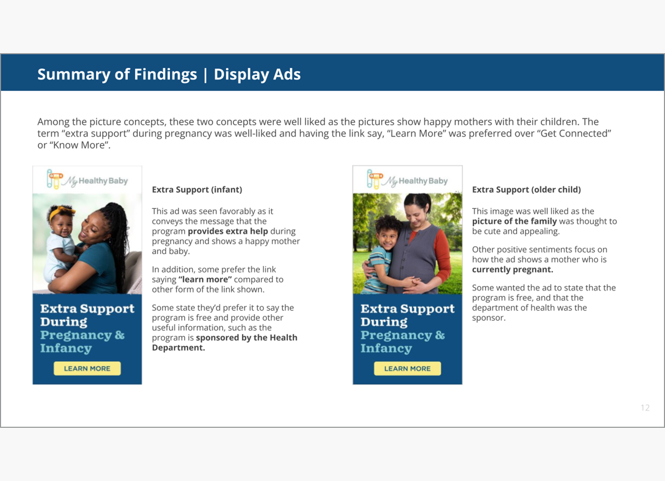 My Healthy Baby Research